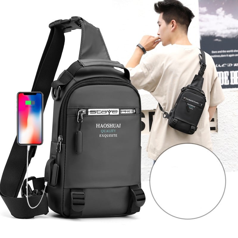 Multifunctional Men's Outdoor Shoulder Messenger Bag