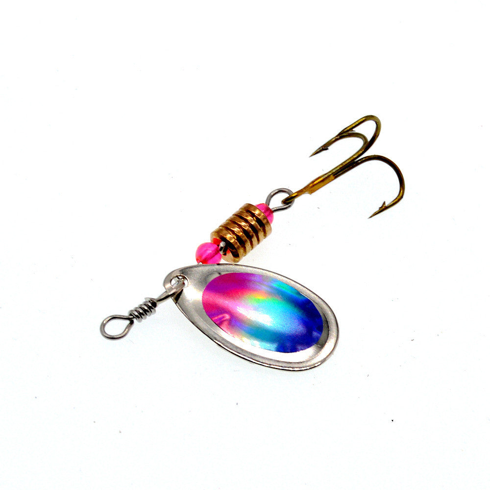 Rotating Metal Glitter Fishing Lure Bait Tackle