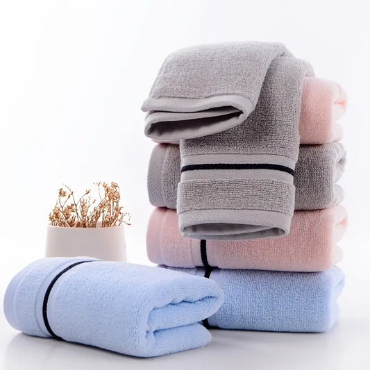 1 Pack Quick Dry Rectangular Cotton Hand Towels (28"x13")