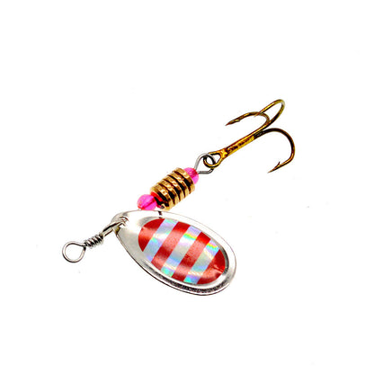 Rotating Metal Glitter Fishing Lure Bait Tackle