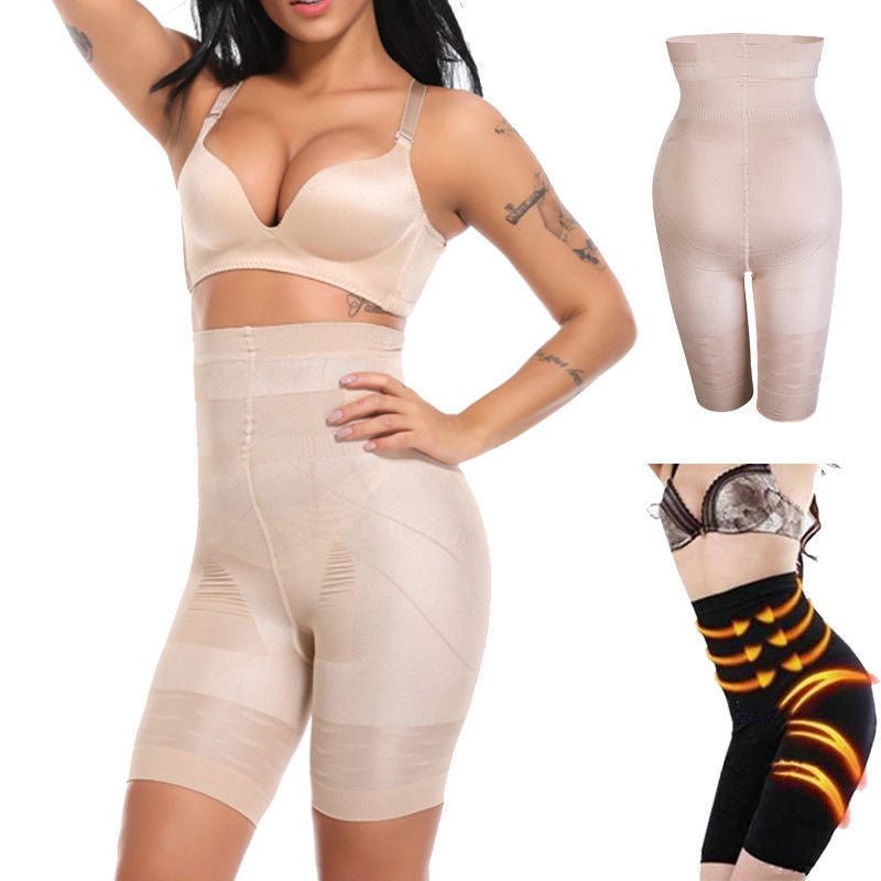 Seamless High-Waist Shaping Control Briefs (Five-Point)