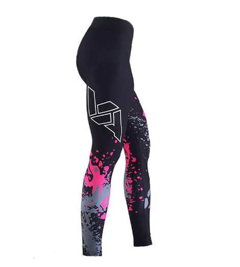 High-Waisted Quick-Dry Yoga Leggings with Print