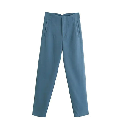 Chic Office Lady Straight Pants