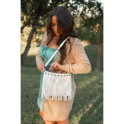 Nora -Cream Fringe Bags