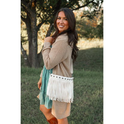 Nora -Cream Fringe Bags