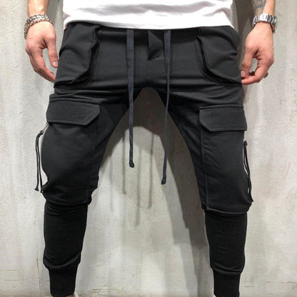 Slim-Fit Track Pants with Zipper Pockets