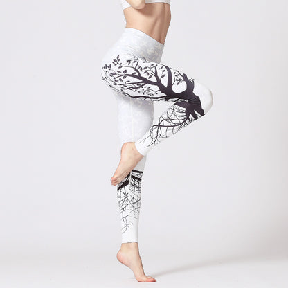 Women's Digital Print Quick-Dry Yoga Pants
