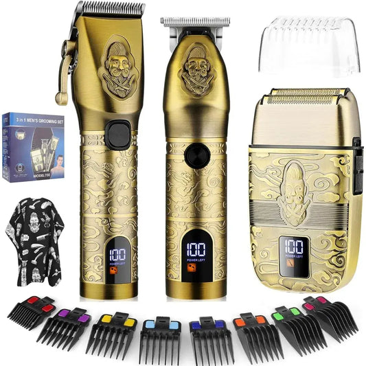 Universal 3 In 1 Cordless Men's Hair Cutting Kit