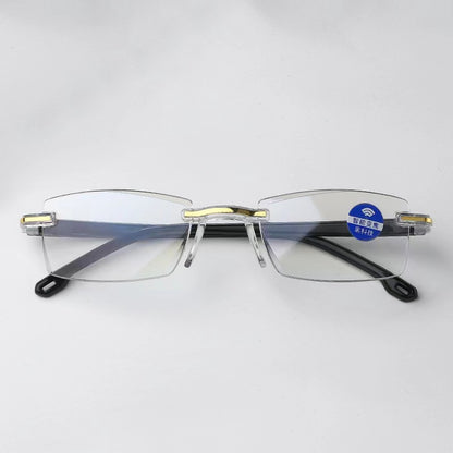 Smart Adjustable Reading Glasses with Anti-Blue Light