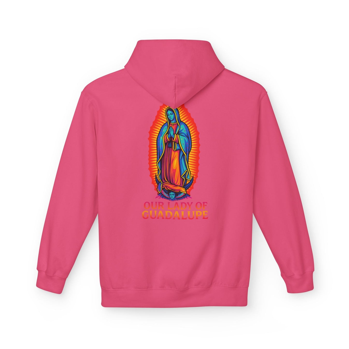 Our Lady of Guadalupe Hoodie | Virgin Mary Hoodie | Catholic Streetwear | Faith Graphic Hoodie | Guadalupe Sweatshirt