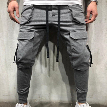 Slim-Fit Track Pants with Zipper Pockets