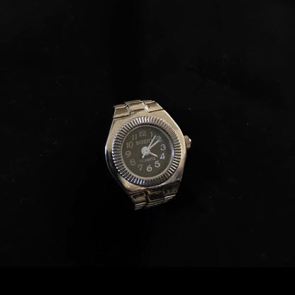 Vintage Couple Watches with Simple Ring Design