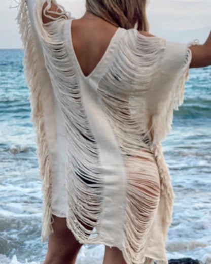 Women's Handmade Beachwear Midi Dress "AGATHA" more Colors