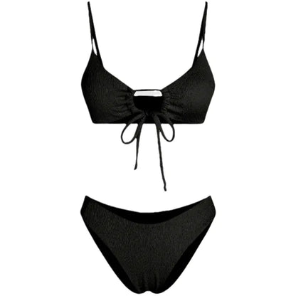 New Style Two-Piece Bikini Cutout Swimwear Set