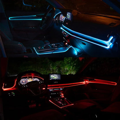 Car Interior Decorative Ambient Neon Wire Strip