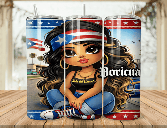 Muñeca Chibi – Edición Latina / Cultura & Actitud 20oz Tumbler
