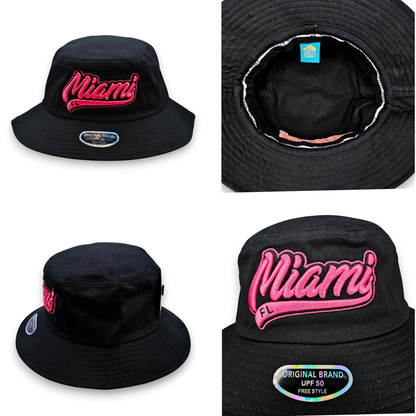 Miami Bucket Hat | UPF 50 Sun Protection | 100% Cotton