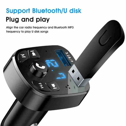 Bluetooth FM Transmitter Car Player Kit