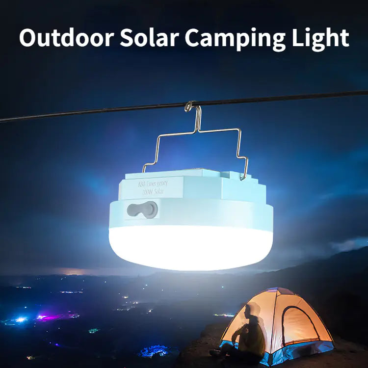USB Rechargeable Solar Camping Lantern - Waterproof Light
