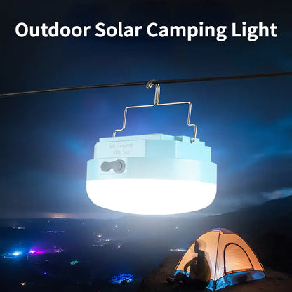 USB Rechargeable Solar Camping Lantern - Waterproof Light