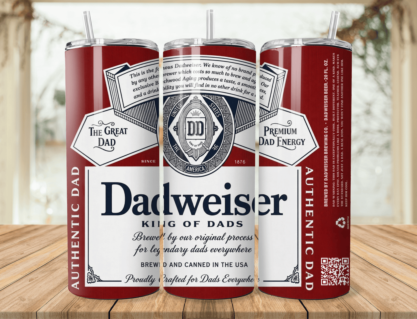 Dadweiser Tumbler – King of Dads