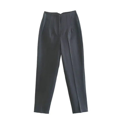 Chic Office Lady Straight Pants