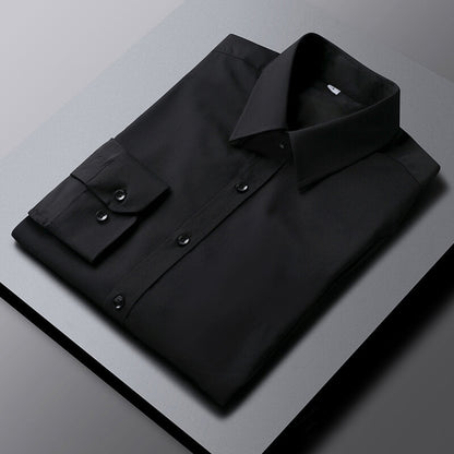 Business Dress Shirts Elegant Spread Collar Cotton Plus Size Men's