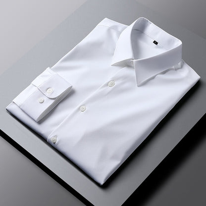 Business Dress Shirts Elegant Spread Collar Cotton Plus Size Men's