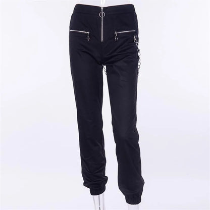Universal Casual Harem Pants with Chain