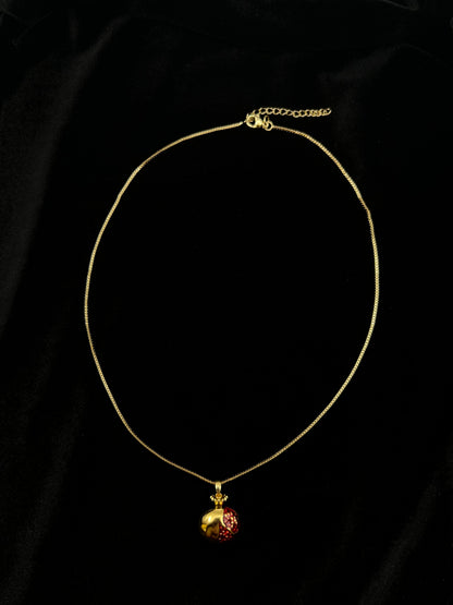 Red Pomegranate Necklace #2