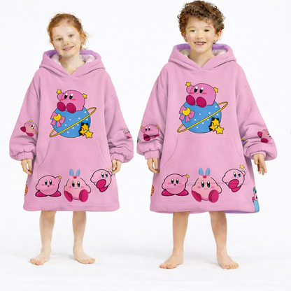 Kirby Wearable Blanket Hoodie for Kids & Adults | OLM Toys