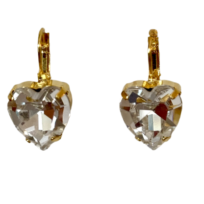Nora Crystal Heart Earrings