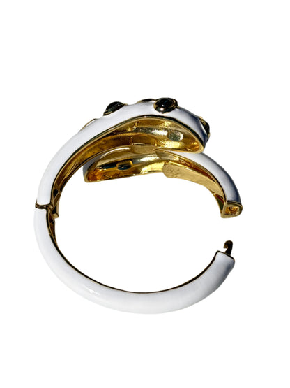 White Double Headed Snake Bracelet