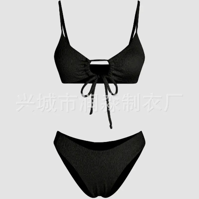 New Style Two-Piece Bikini Cutout Swimwear Set