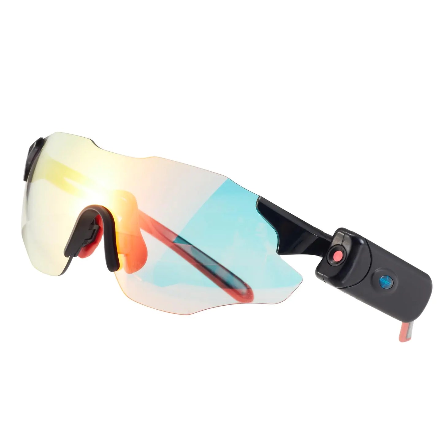 Camera Video Recording Cycling Smart Sunglasses for Men -UV Polarized Sport Glasses Full HD 1080p with 64GB Memory Card. for Running and Driving