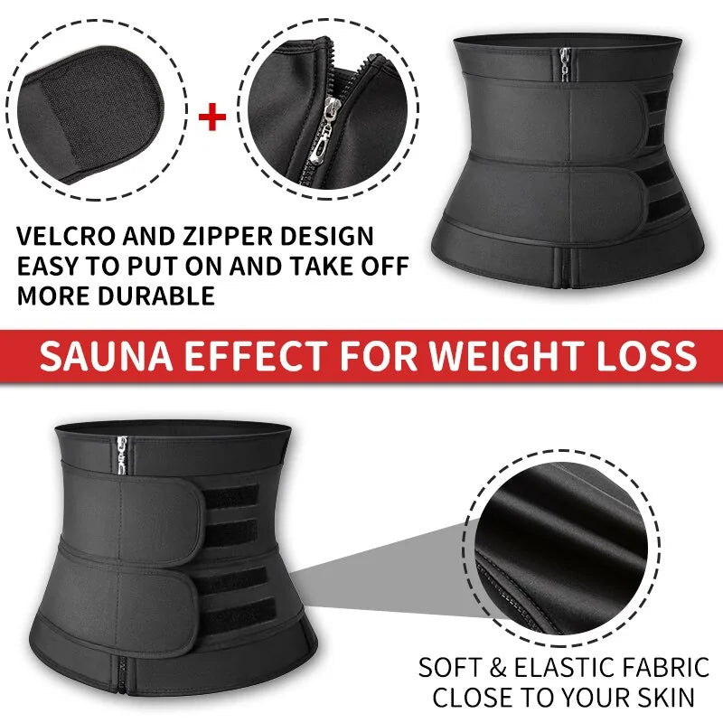Universal Women's Steel Boned Waist Shaping Trimmer Belt