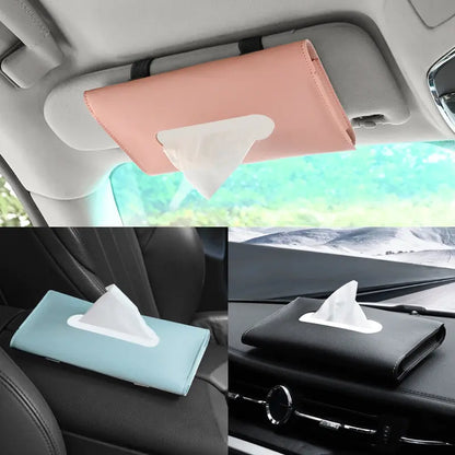 Car Sun Visor Tissue Box Holder for BMW