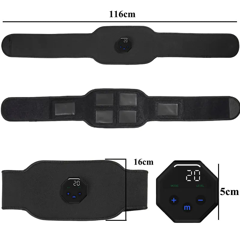 Abdominal Muscle EMS Trainer and Massage Belt