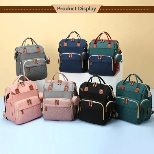 Large Capacity Multi-Purpose Backpack for Moms and Babies