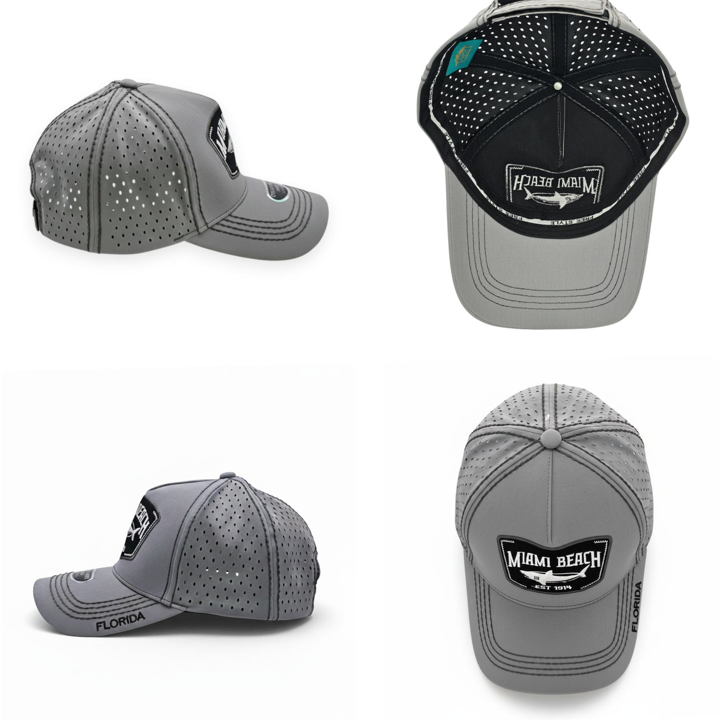 Miami Beach Shark Hat – Premium A-Frame
