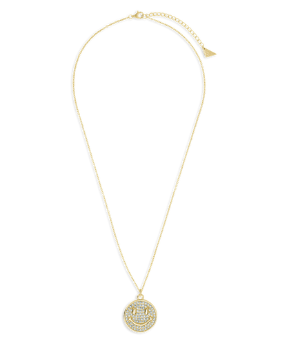 Pave CZ Positivity Pendant