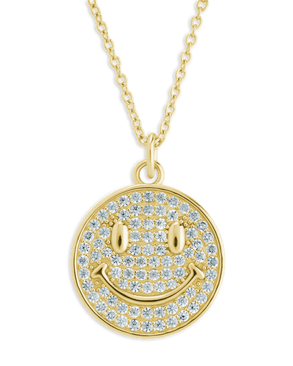 Pave CZ Positivity Pendant