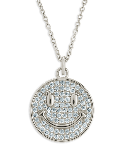 Pave CZ Positivity Pendant