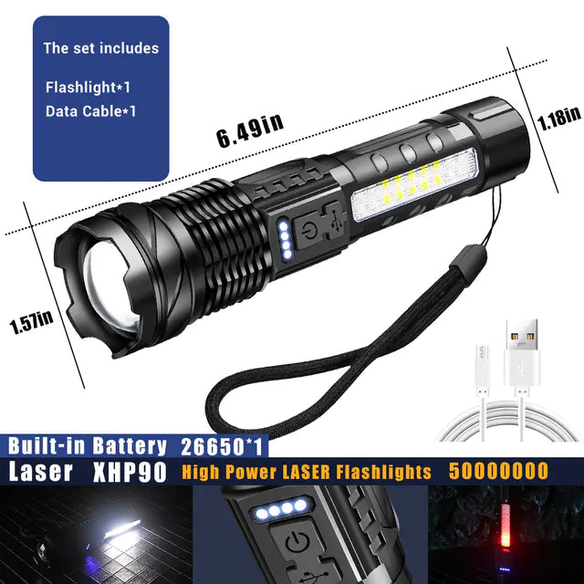 New Waterproof High-Intensity Laser Flashlight