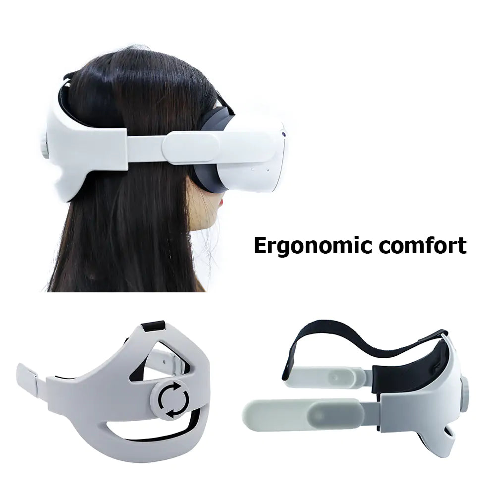 Universal Adjustable Head Strap For Oculus Quest 2 Elite Increase Supporting Improve Comfort-Virtual For Oculus Quest 2 VR Accessories