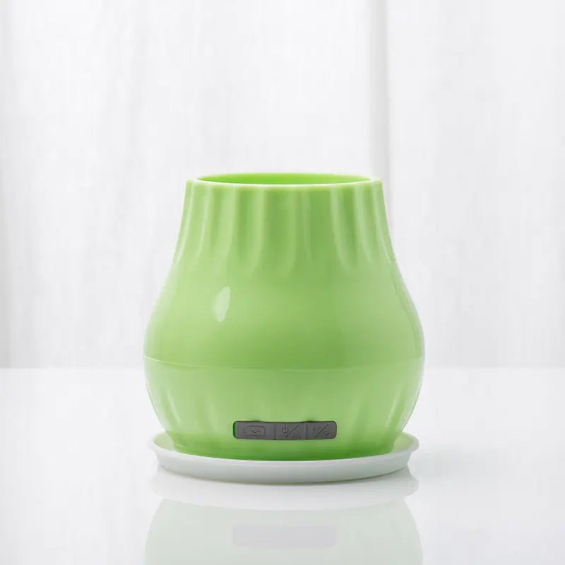 Smart Music Flower Pot with Bluetooth Speaker and Lights
