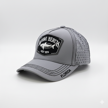 Miami Beach Shark Hat – Premium A-Frame