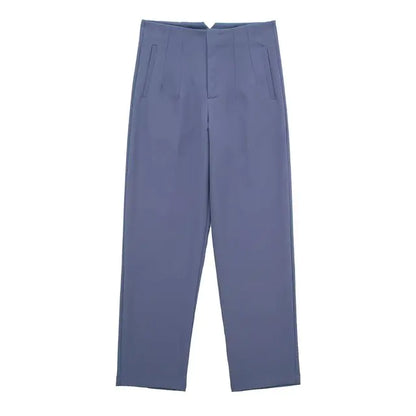 Chic Office Lady Straight Pants