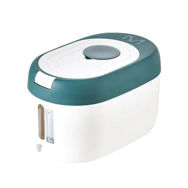 Automatic Food Storage Bin Kitchen Rice Bucket