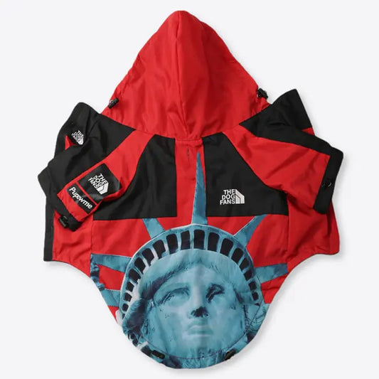 Universal Dog Clothes Raincoat For Small Big Dogs Wind Coat Windbreaker
